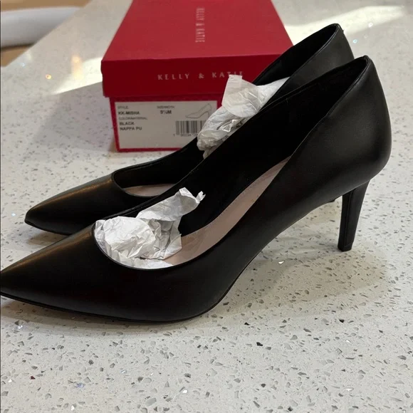 Kelly & Katie Classic Black Misha Heels size 9.5 - Picture 5 of 6
